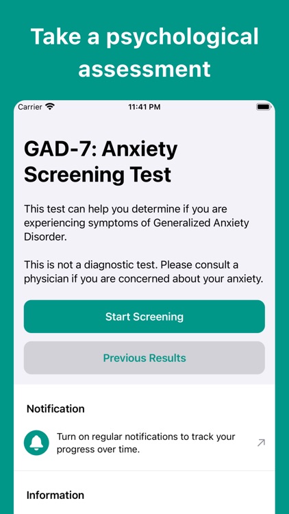 Anxiety Test⁺