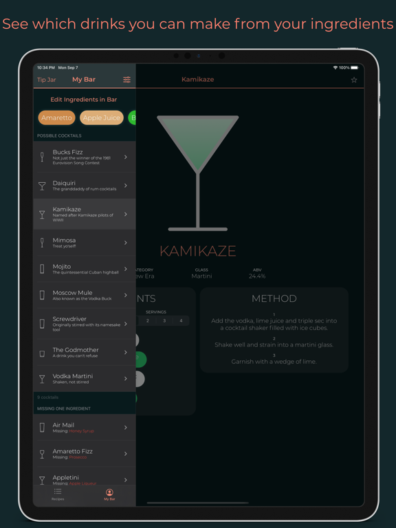 Imbible: cocktail recipes screenshot 3