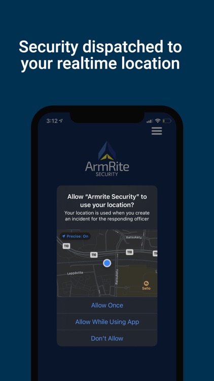 ArmRite Security Mobile App