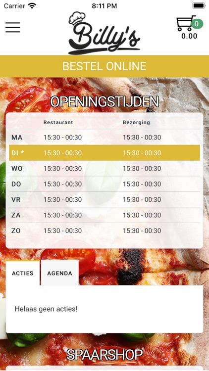 Billy's Kitchen Officieel