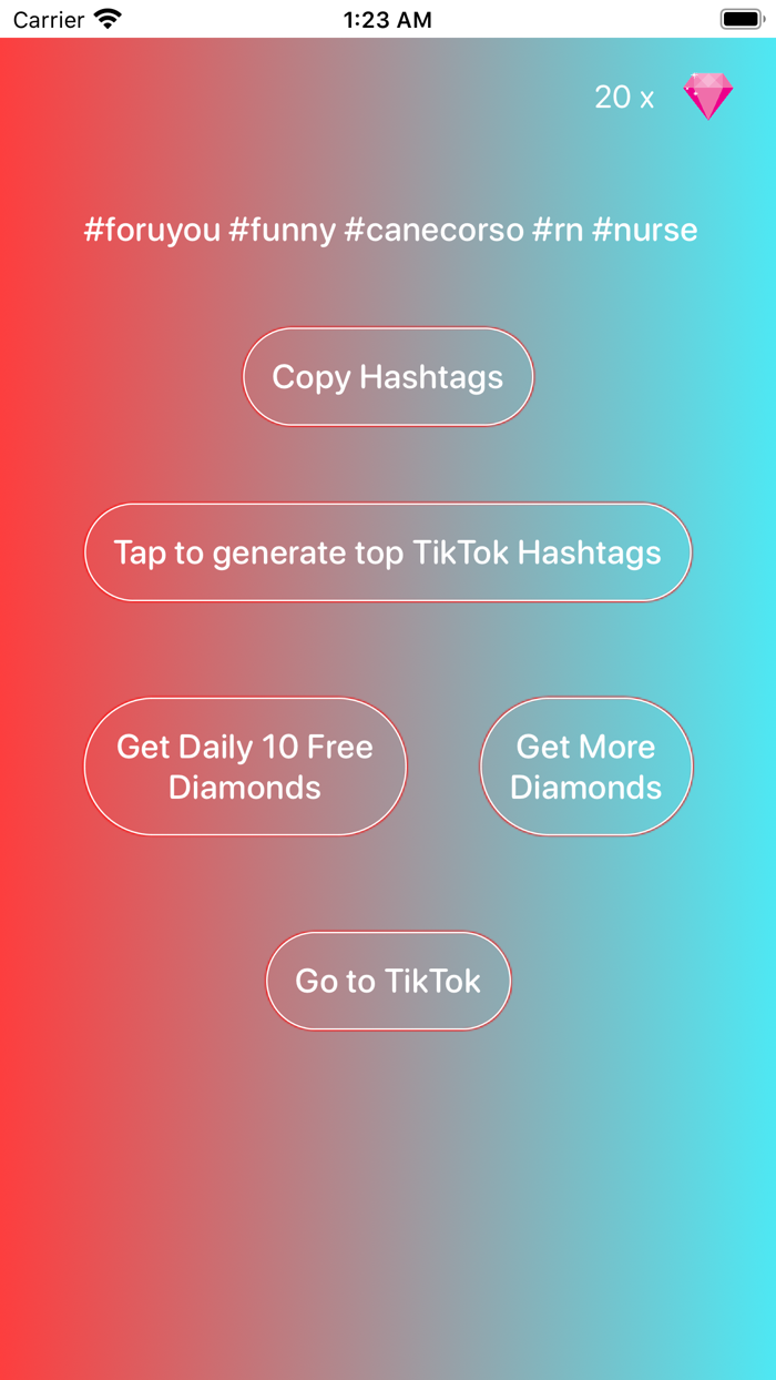 TikTag - Hashtag Generator