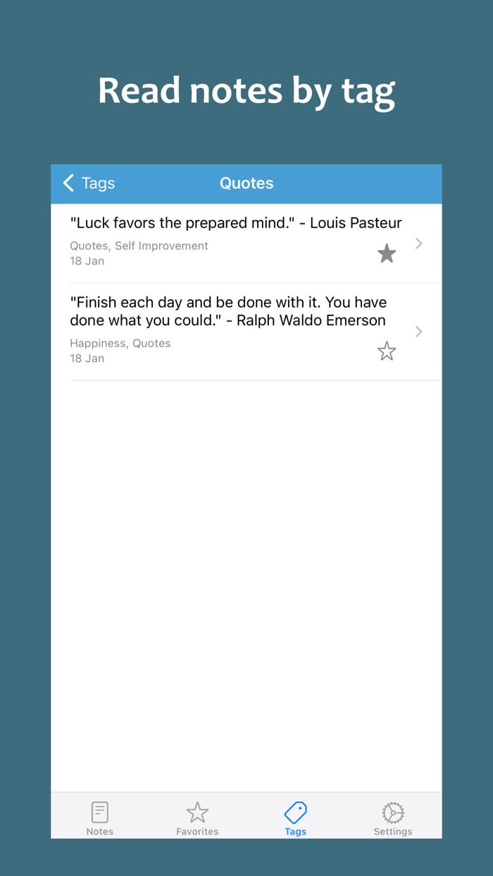 Short Notes - Capture Ideas