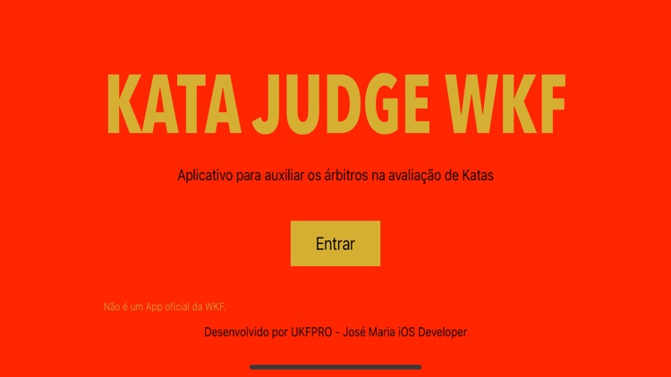 Kata Judge WKF by UKFPRO