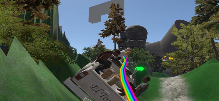 爸爸送儿子上学-死亡独轮车