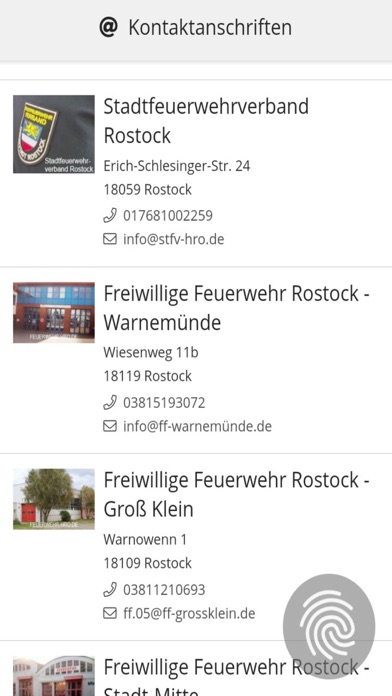 Infoseite Feuerwehr-Hro.de screenshot 3
