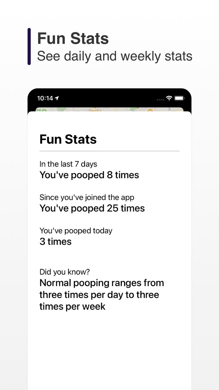 My Poop Map - Tracker
