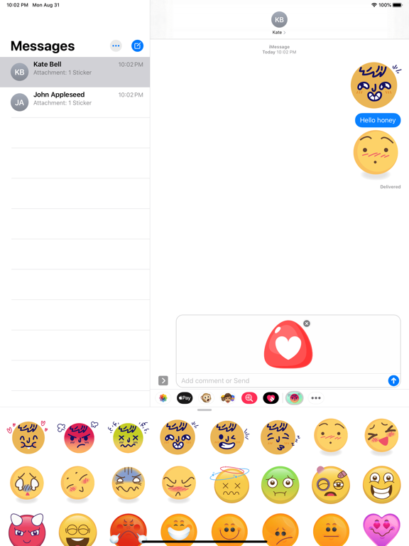 Emoji Moji Stickers screenshot 2