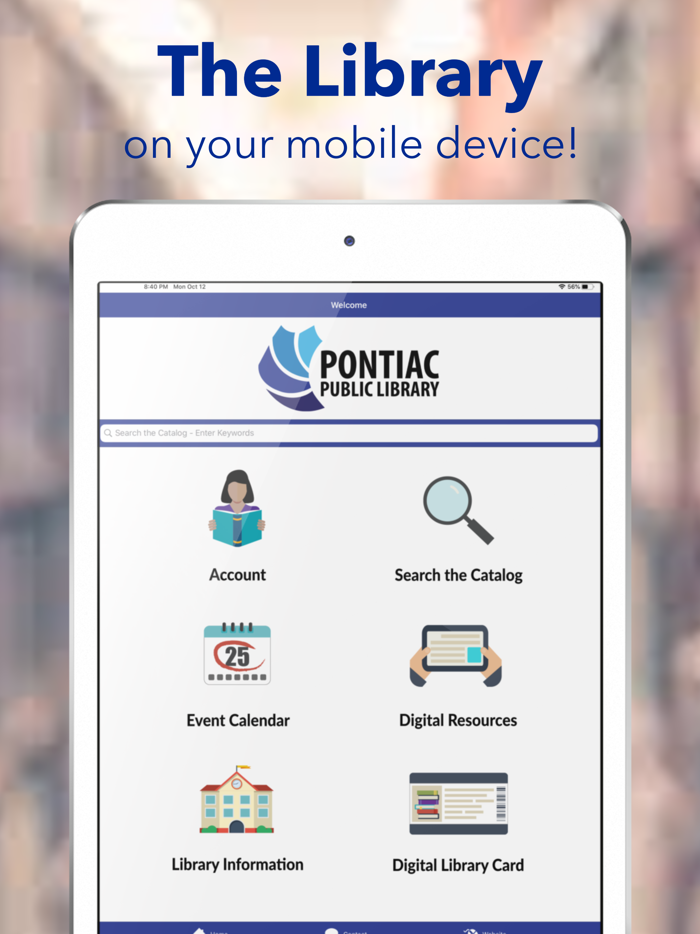 Pontiac Public Library Mobile