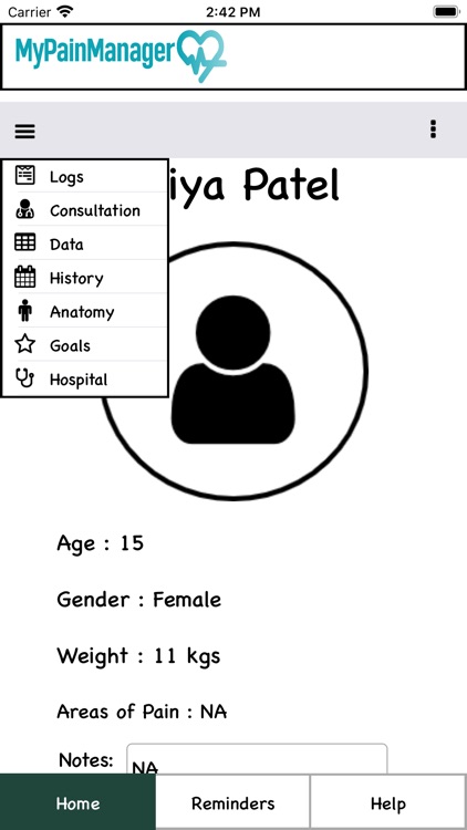 MyPainManager screenshot-4