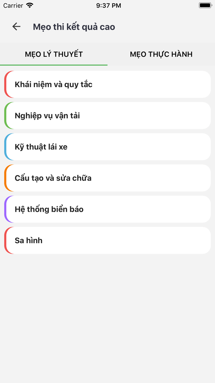 600 Câu hỏi Ôn thi GPLX