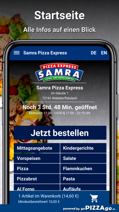 Samra Pizza Walddorfhäslach screenshot 2