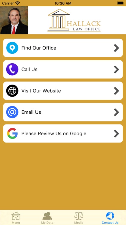 Hallack Law Injury Help App screenshot-3