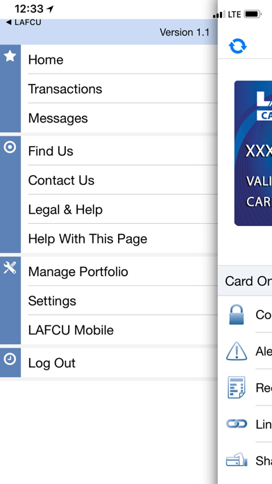 LAFCU CARDCONTROLS screenshot 4