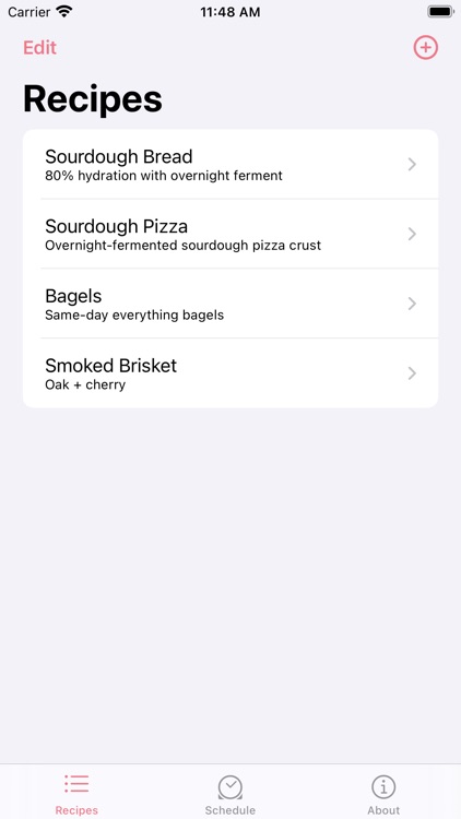 Rebake: Recipe Scheduling screenshot-3