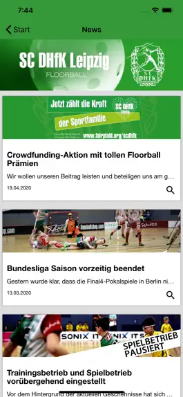 Game screenshot SC DHfK Leipzig - Floorball hack