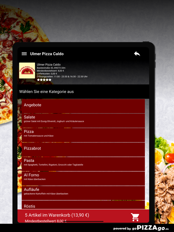 Ulmer Pizza Caldo Ulm screenshot 8