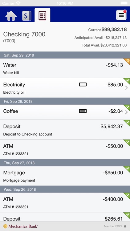 Mechanics Bank Business Mobile screenshot-4
