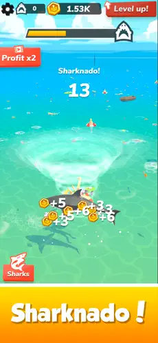 Captura 7 Idle Shark World - Tycoon Game iphone