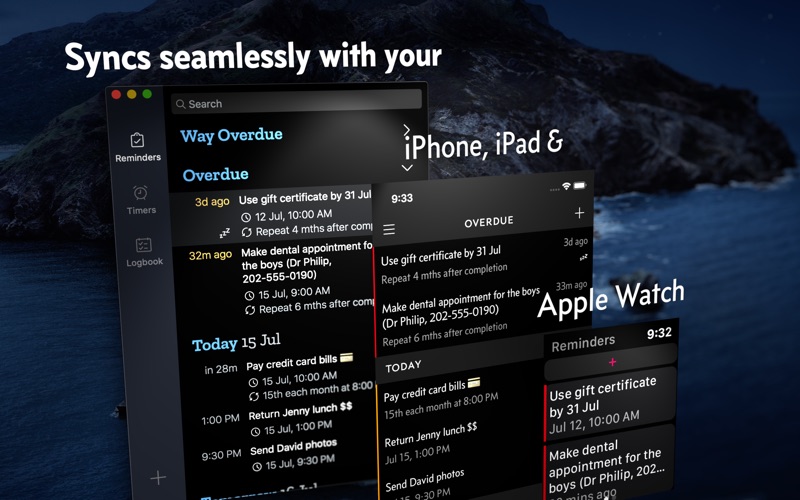Due — Reminders & Timers screenshot1