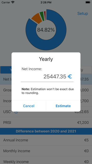 Irish Tax Calculator screenshot 3