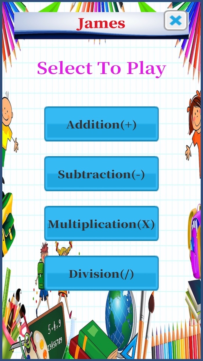 Math game for brain