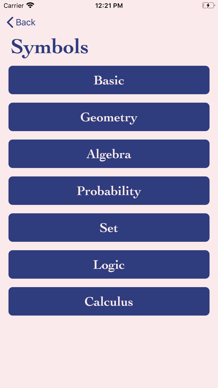 Maths Formulas  Symbols