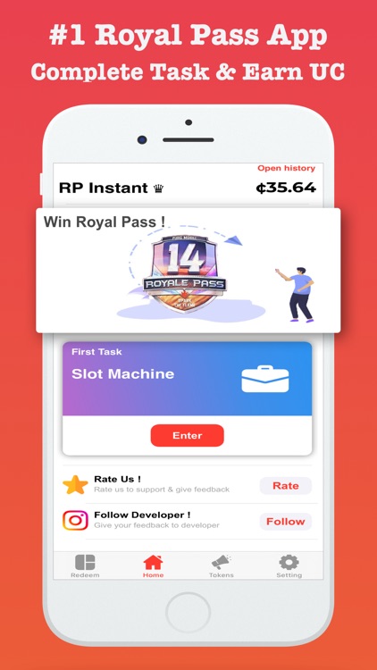 Royal Pass Instant - Earn UC