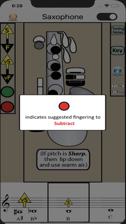Saxophone Fingering & Tuning