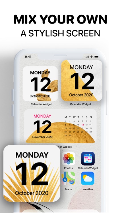 Calendar Widget for iPhone screenshot-3