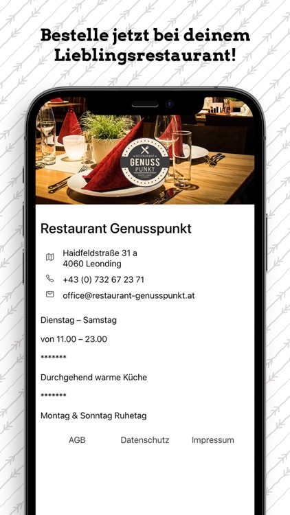 Restaurant Genusspunkt screenshot-3