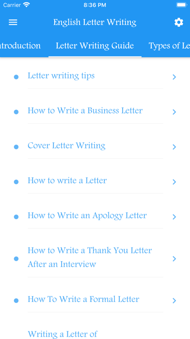 How to cancel & delete English Letter Writing from iphone & ipad 1