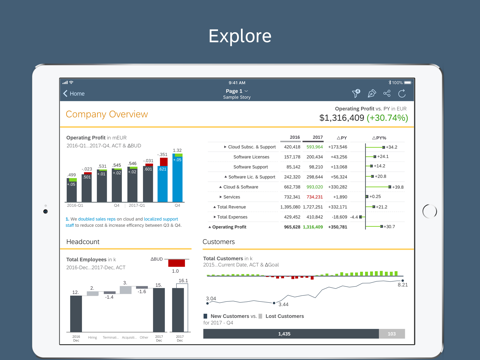 Скриншот из SAP Analytics Cloud