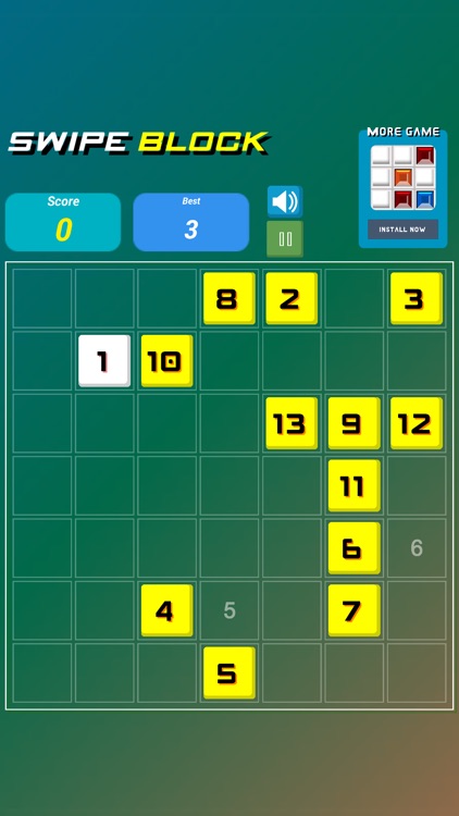 Swipe Block: Number Ascending screenshot-3