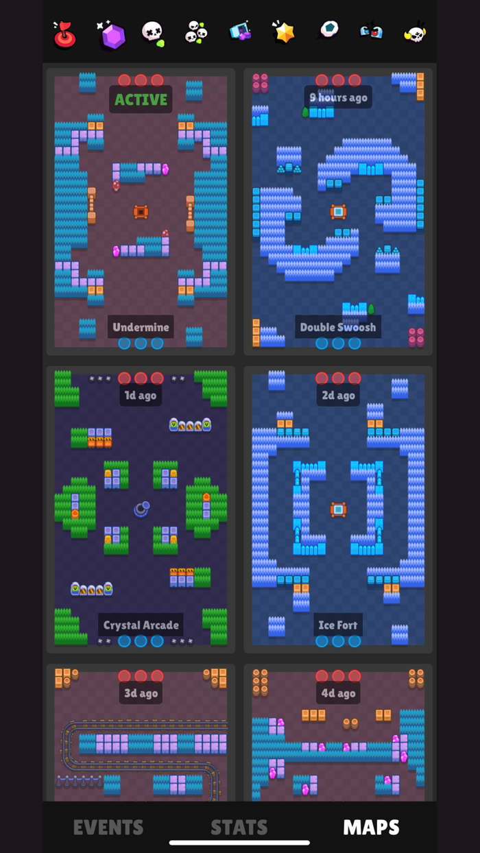 Star List for Brawl Stars