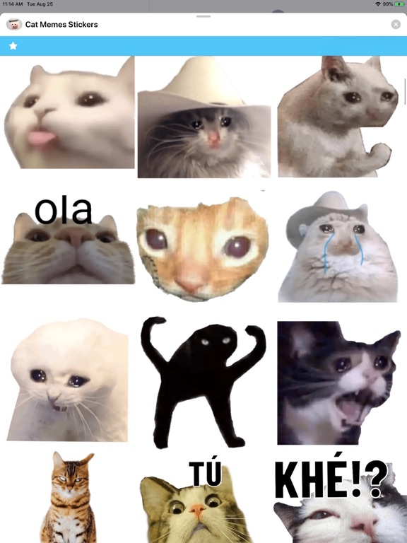 Cat Memes Stickers screenshot 2
