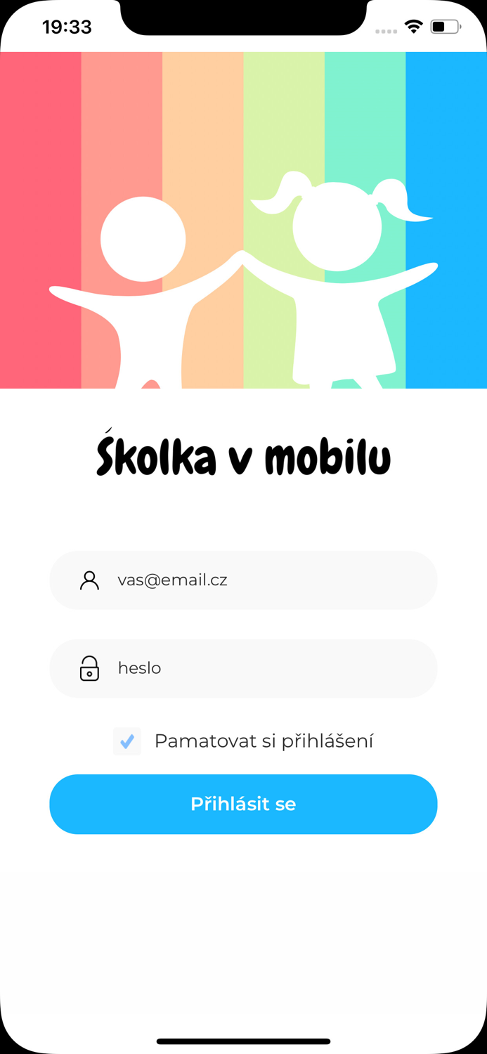 Školka v mobilu