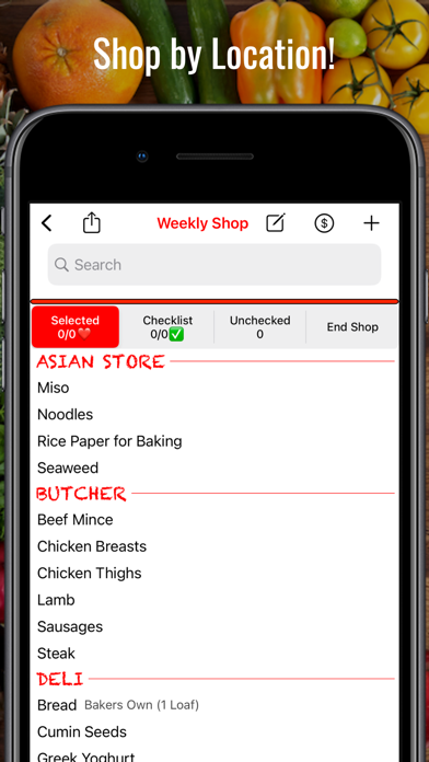 Shop3D Grocery Checklist screenshot 3