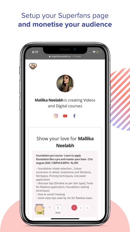Winkl Influencer brand collabs screenshot-3