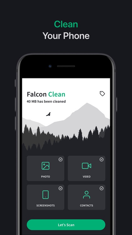 Falcon cleaner - clean and VPN