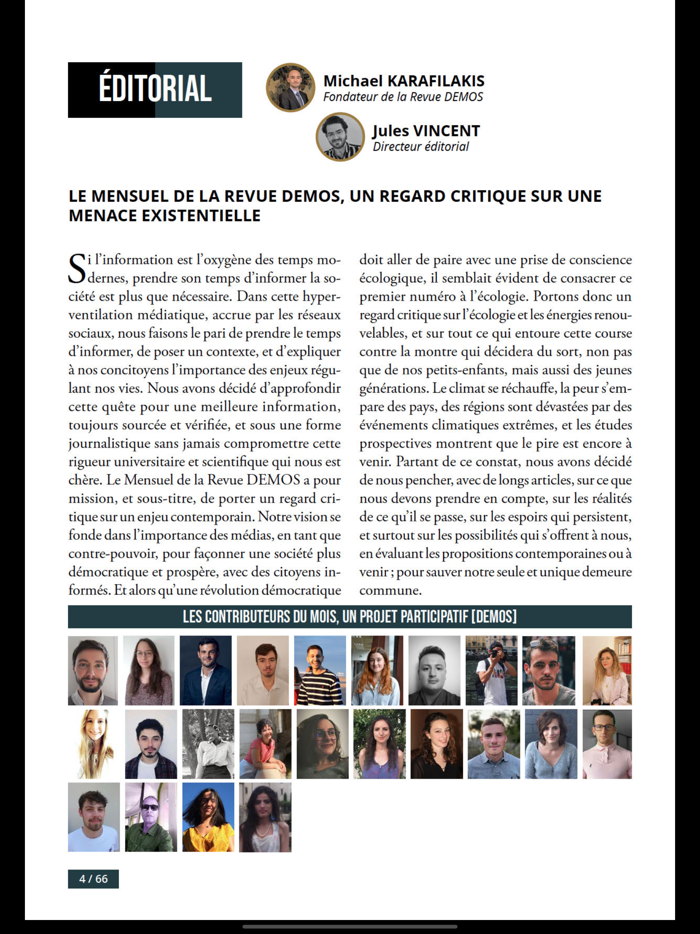 La Revue DEMOS