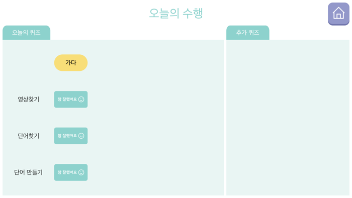 움직이는 동사카드