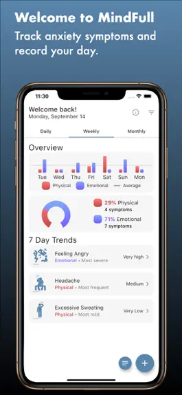 Game screenshot MindFull: Anxiety Tracker mod apk