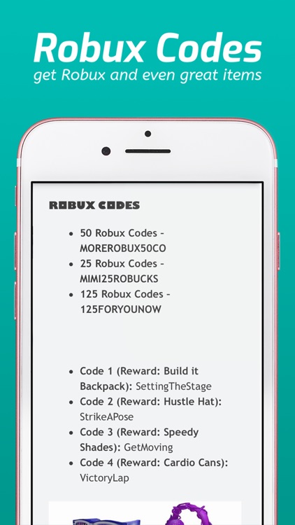 Skins & Robux Codes for Roblox