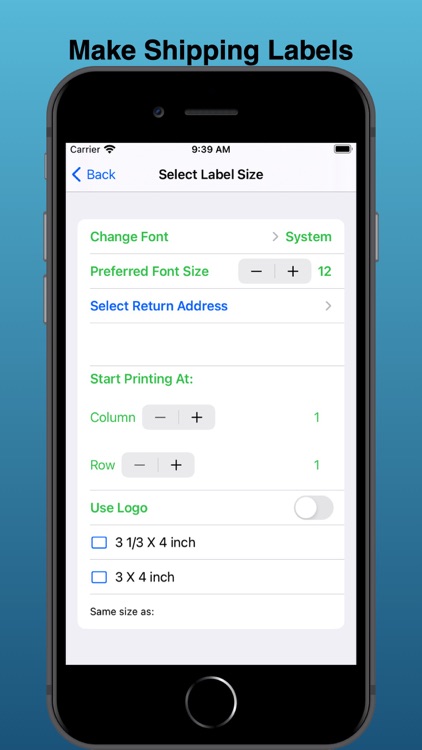 EZ Mailing Labels II screenshot-8