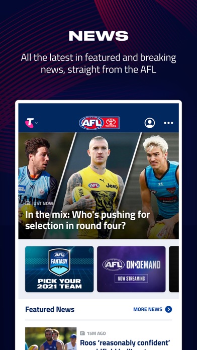 How to cancel & delete AFL Live Official App from iphone & ipad 2