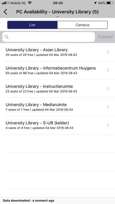Universiteit Leiden screenshot 4