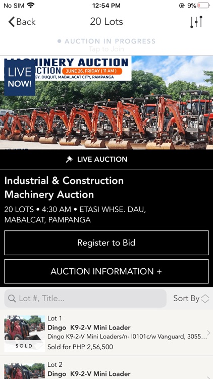 HMR Auction