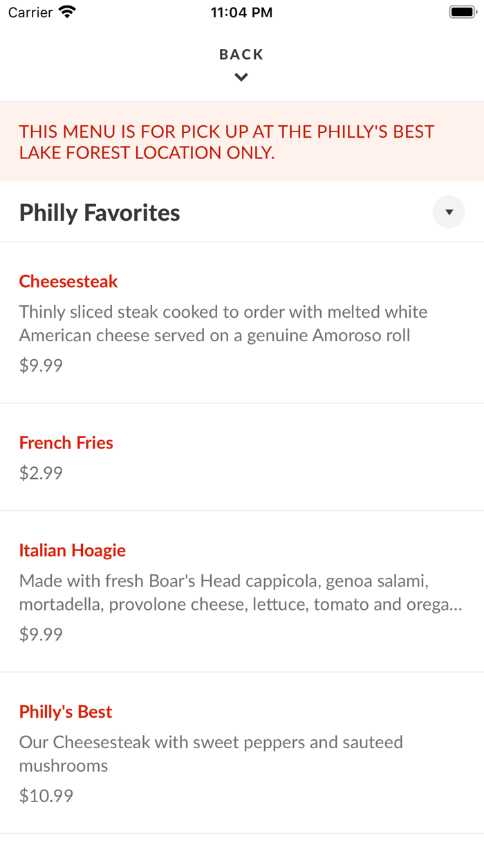 Phillys Best Cheesesteaks