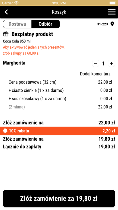 Pizza Od Łysego screenshot 2