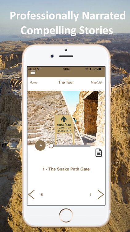 Masada Fortress Tour Guide screenshot-3